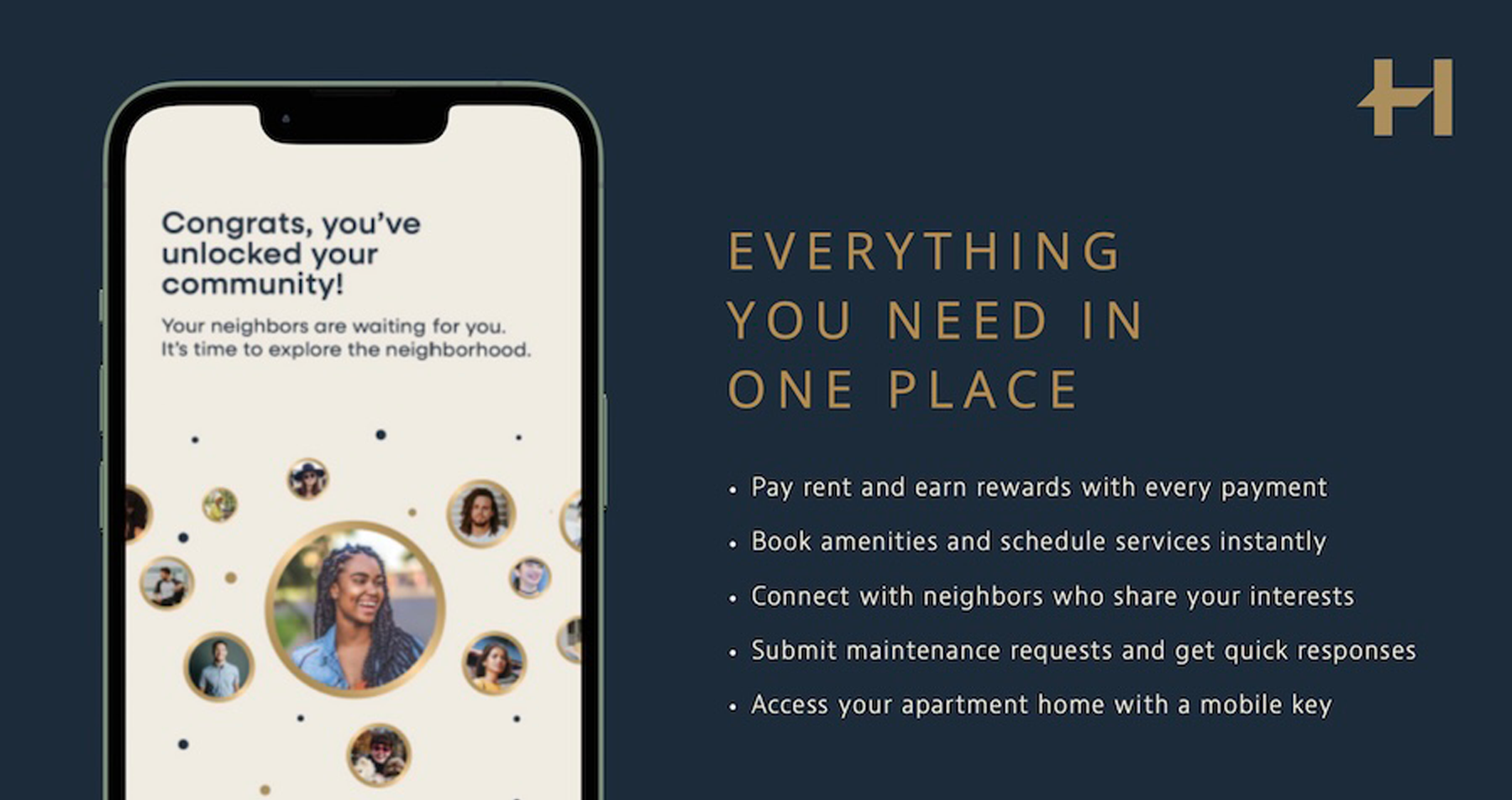 Experience seamless living with HALO by Kairoi a graphic showing a smart phone and more information